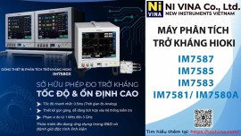 Máy phân tích trở kháng IM758x series Hioki cho sản xuất linh kiện điện tử