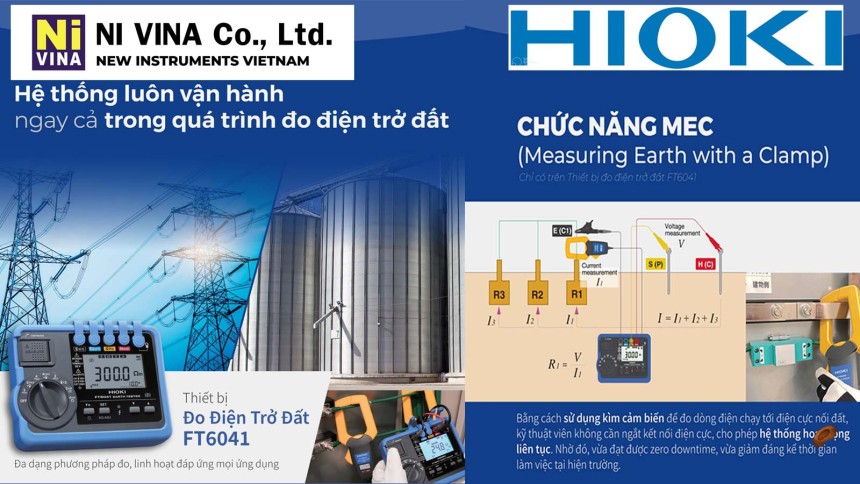 Đo Điện Trở Đất Không Ngắt Kết Nối: Giải Pháp "Zero Downtime" Với Hioki FT6041