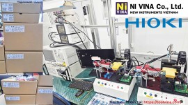 NIVINA Bàn Giao và Hướng Dẫn Sử Dụng Hệ Thống Hioki IM3536 và ST5520 Tại Bắc Giang
