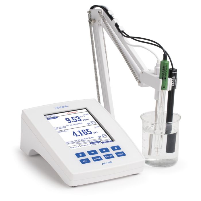 HANNA Two Channel Benchtop pH/mV/ISE Meter