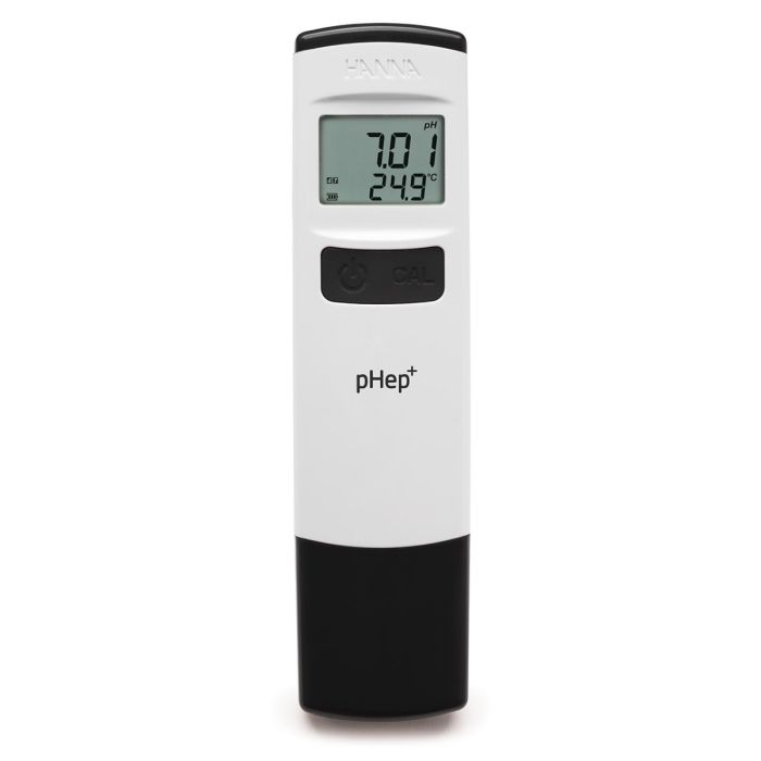 HANNA pHep+ Waterproof Pocket pH Tester with 0.01 pH Resolution